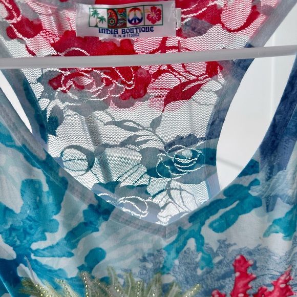 set of 5 pieces, tunic, dresses, multi-brand, multi-colored. size L. (C36) - Picture 12 of 12